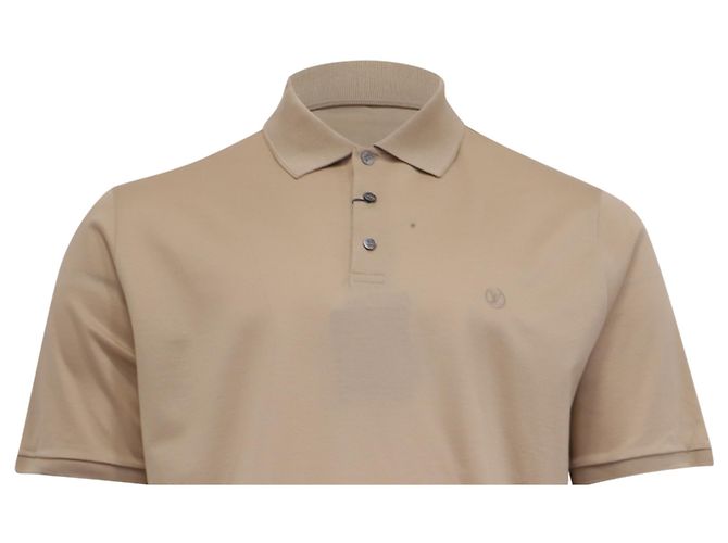 Polo a maniche corte Louis Vuitton in cotone beige - vista 2