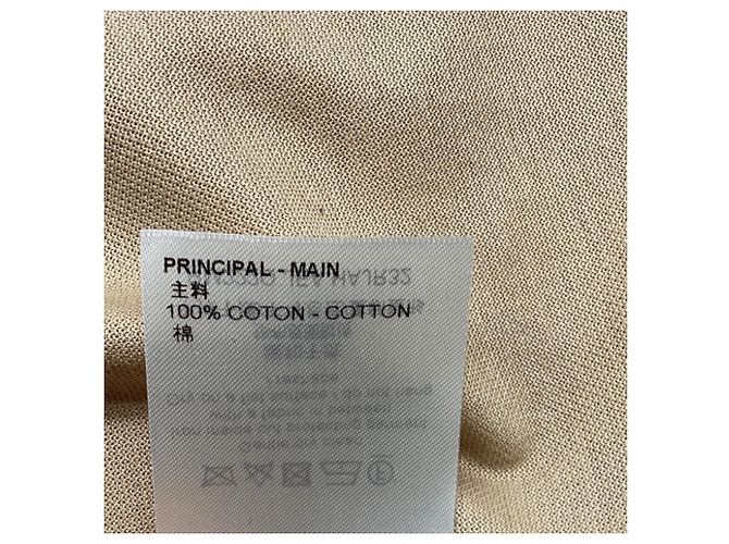 Polo a maniche corte Louis Vuitton in cotone beige - vista 8