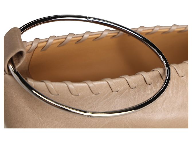 Ballerine Jil Sander in pelle nude Marrone Carne - vista 11