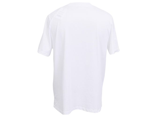 Jil Sander Crewneck T-Shirt in White Cotton - view 3