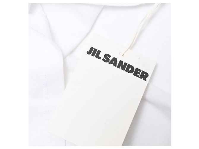 Jil Sander Crewneck T-Shirt in White Cotton - view 6