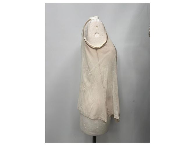 Top sin mangas Prada Sport en algodón blanco - vista 8