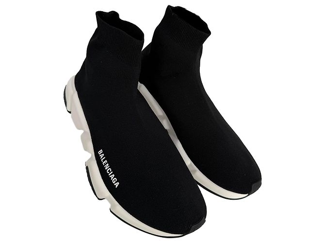 Everyday Balenciaga Speed Trainer Schuhe aus schwarzem Polyester - Ansicht 6