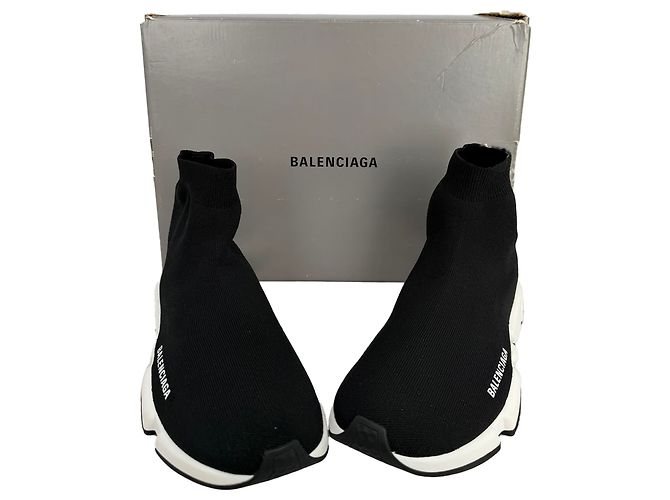 Everyday Balenciaga Speed Trainer Schuhe aus schwarzem Polyester - Ansicht 9