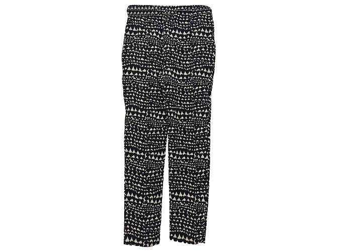 Stella Mc Cartney Pantalones estampados Stella McCartney en algodón negro - vista 2
