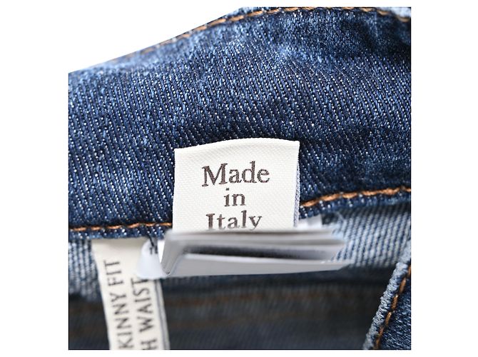 Vaqueros Extra Skinny Fit Brunello Cucinelli en algodón azul - vista 5