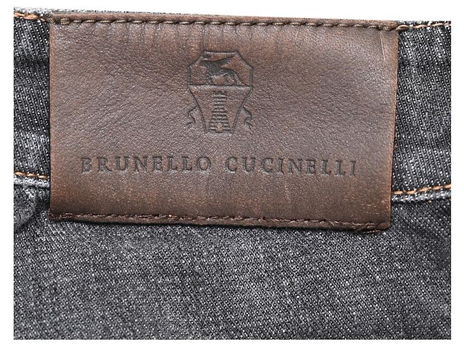 Vaqueros Extra Skinny Fit Brunello Cucinelli en algodón negro - vista 11