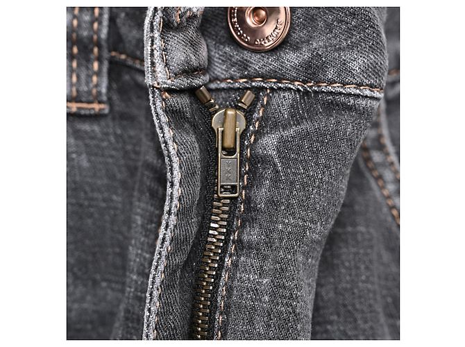 Vaqueros Extra Skinny Fit Brunello Cucinelli en algodón negro - vista 12