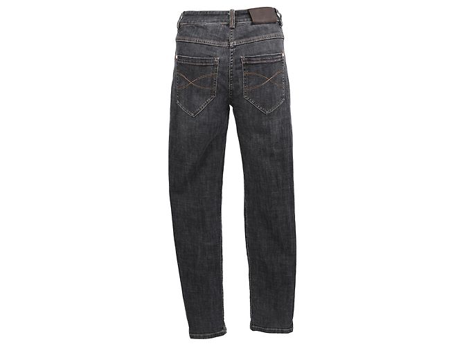 Vaqueros Extra Skinny Fit Brunello Cucinelli en algodón negro - vista 3