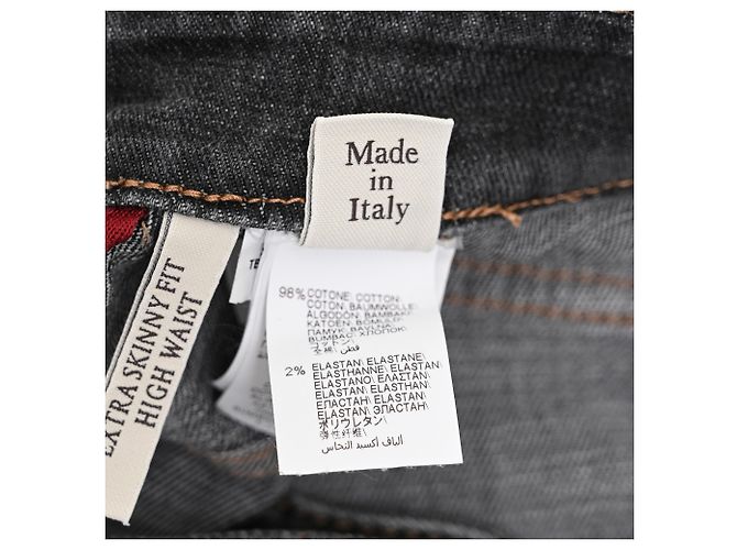 Vaqueros Extra Skinny Fit Brunello Cucinelli en algodón negro - vista 5