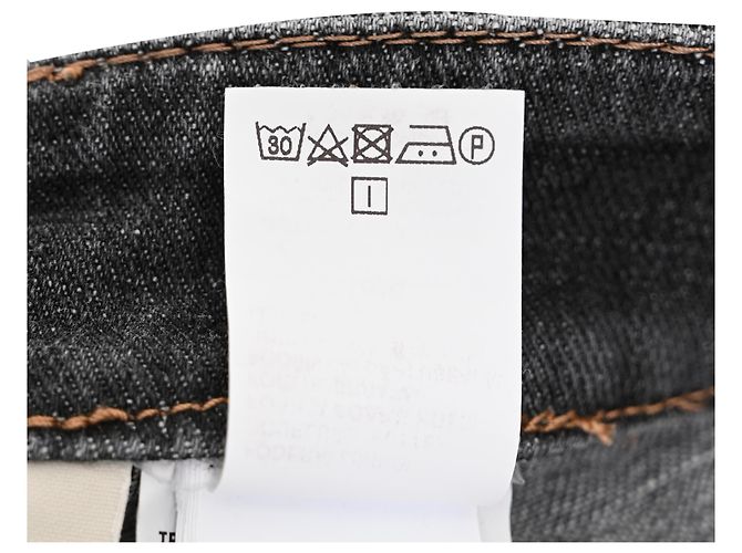 Vaqueros Extra Skinny Fit Brunello Cucinelli en algodón negro - vista 7