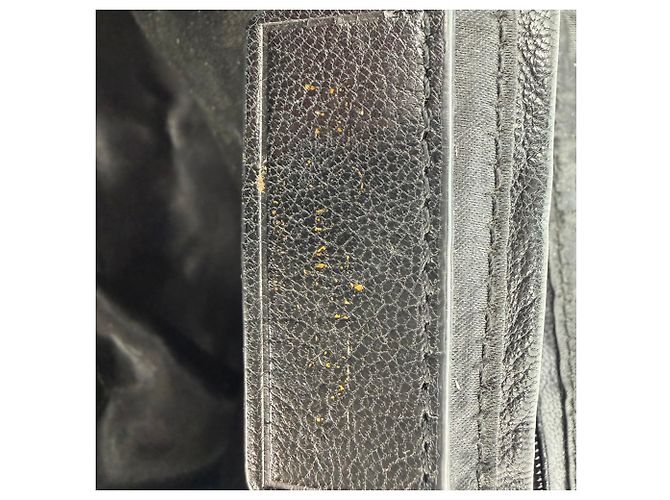 Borsa Tote Oversized Muse Yves Saint Laurent in pelle di vitello nera Nero - vista 25