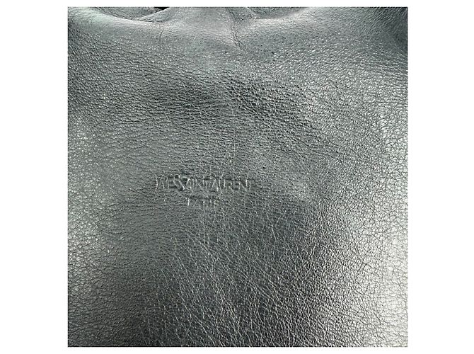 Borsa Tote Oversized Muse Yves Saint Laurent in pelle di vitello nera Nero - vista 4