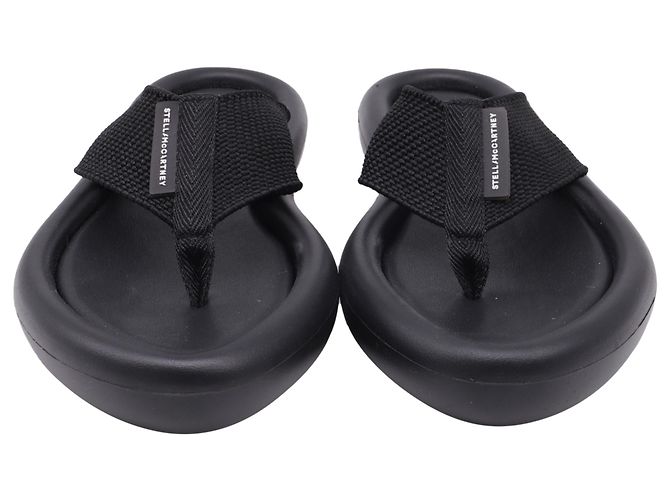 Stella Mc Cartney Infradito Stella McCartney in gomma nera Nero - vista 2