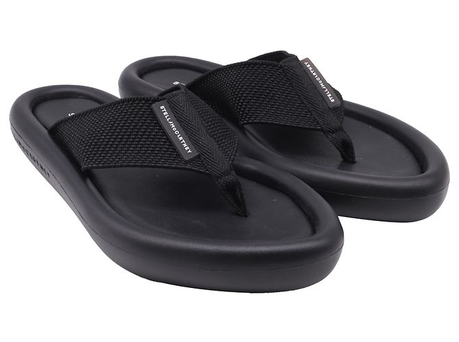 Stella Mc Cartney Infradito Stella McCartney in gomma nera Nero - vista 3