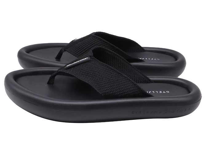 Stella Mc Cartney Infradito Stella McCartney in gomma nera Nero - vista 4