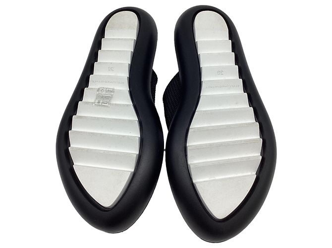 Stella Mc Cartney Infradito Stella McCartney in gomma nera Nero - vista 9