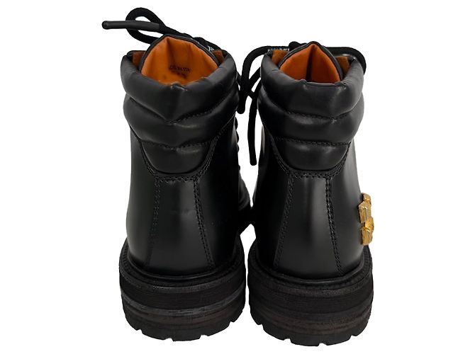 Off White Off-White Wanderschuhe aus schwarzem Leder - Ansicht 3