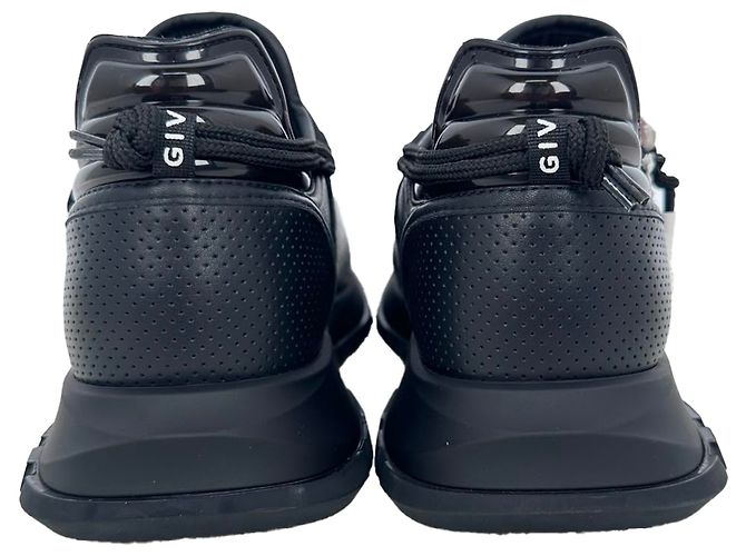 Sneakers Givenchy Spectre traforate in pelle nera Nero - vista 6
