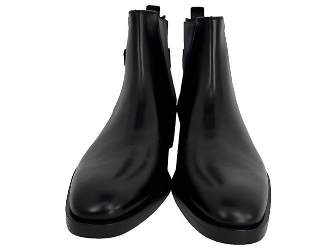 Stivaletti Chelsea Balmain Pete in pelle di vitello nera Nero - vista 2