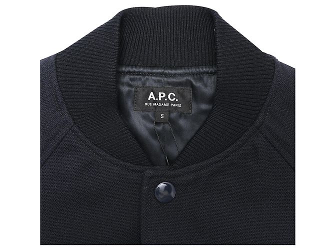 Apc Giacca Bomber A.P.C. in cotone nero - vista 4