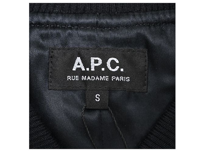 Apc Giacca Bomber A.P.C. in cotone nero - vista 5