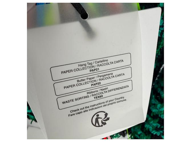Blazer cruzado MSGM de algodón verde con estampado de pata de gallo - vista 6