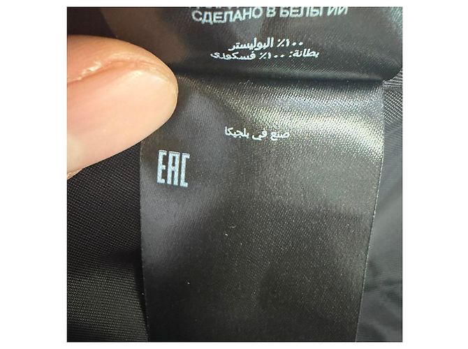 Dries Van Noten Midirock mit Crinkle-Effekt aus schwarzem Polyester - Ansicht 7