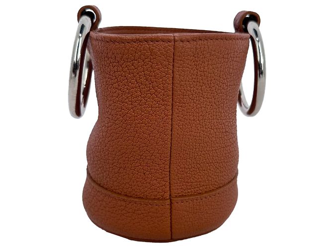 Borsa a secchiello Simon Miller Bonsai in pelle marrone Rosso - vista 2