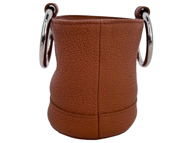 Borsa a secchiello Simon Miller Bonsai in pelle marrone Rosso - vista 3