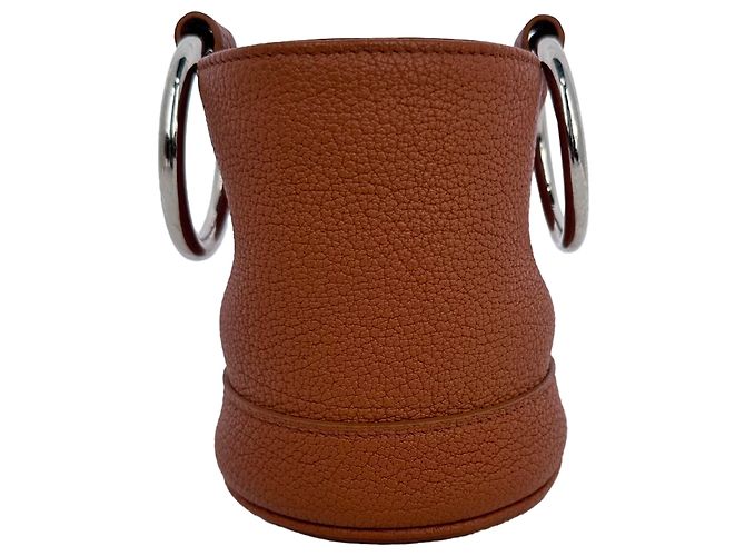 Borsa a secchiello Simon Miller Bonsai in pelle marrone Rosso - vista 5