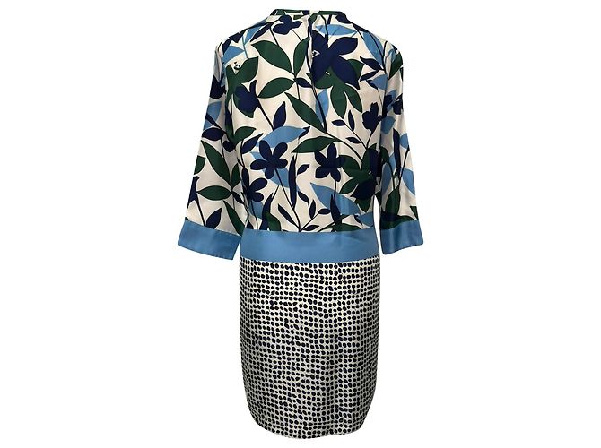 Abito stampato 'S Max Mara in seta multicolore - vista 3