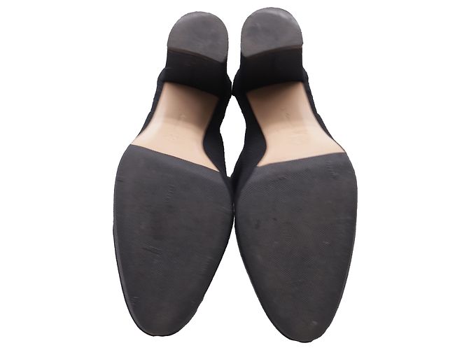 Stivali in maglia elasticizzata Gianvito Rossi in nylon canvas nero - vista 5