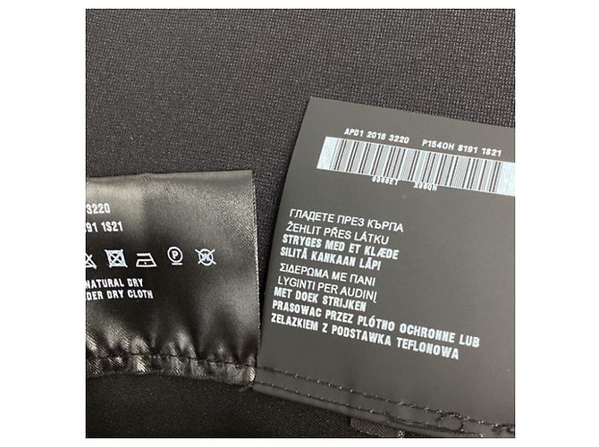 Prada Minirock mit Rüschen und Gürtel aus schwarzem Polyester - Ansicht 6