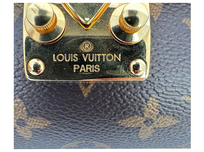 Borsa Louis Vuitton Papillon Trunk in Nylon Canvas marrone - vista 10