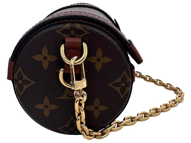 Borsa Louis Vuitton Papillon Trunk in Nylon Canvas marrone - vista 5