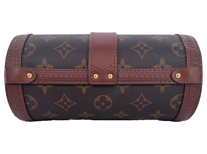 Borsa Louis Vuitton Papillon Trunk in Nylon Canvas marrone - vista 6