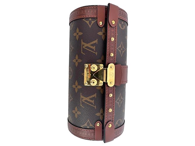 Borsa Louis Vuitton Papillon Trunk in Nylon Canvas marrone - vista 7