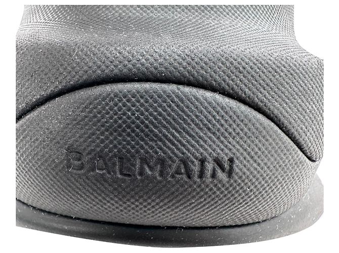 Sneaker alte Balmain B-Bold in poliestere nero - vista 11
