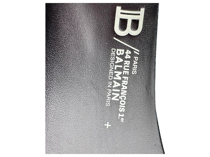 Sneaker alte Balmain B-Bold in poliestere nero - vista 17