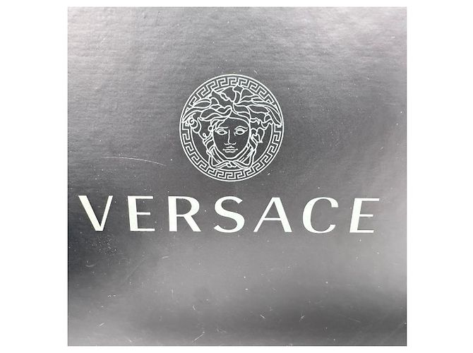 Ciabatte Versace Medusa Pool in gomma nera Nero - Ansicht 17
