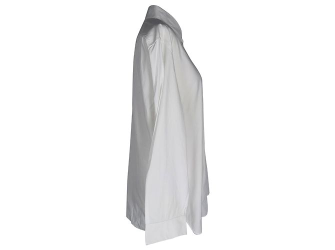 Camisa de botones The Row en algodón blanco - vista 2