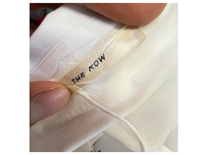 Camisa de botones The Row en algodón blanco - vista 5
