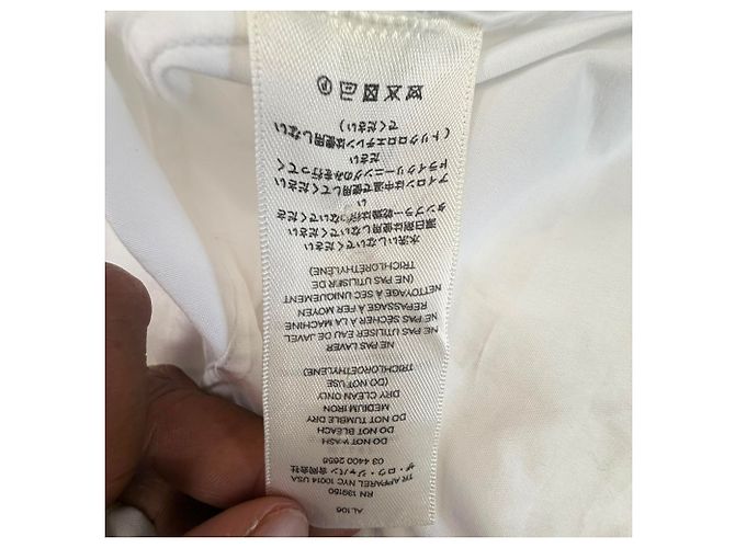 Camisa de botones The Row en algodón blanco - vista 6
