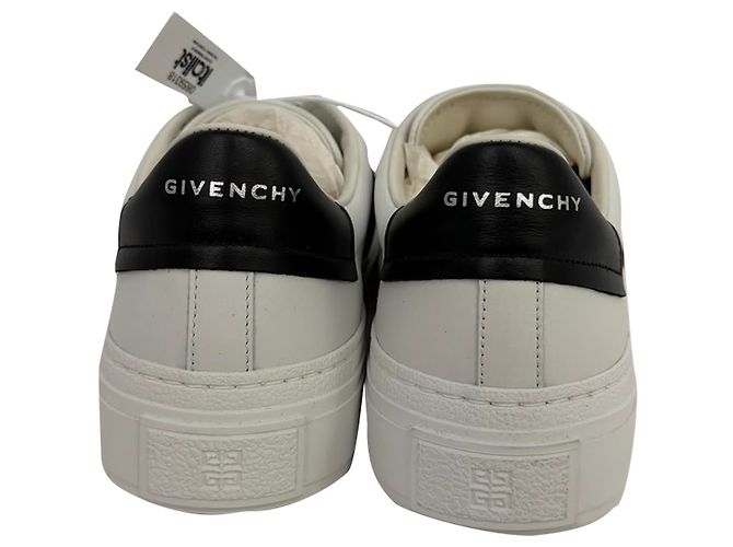 Sneakers City Court Slip-On Givenchy in pelle bianca Bianco Crudo - vista 3