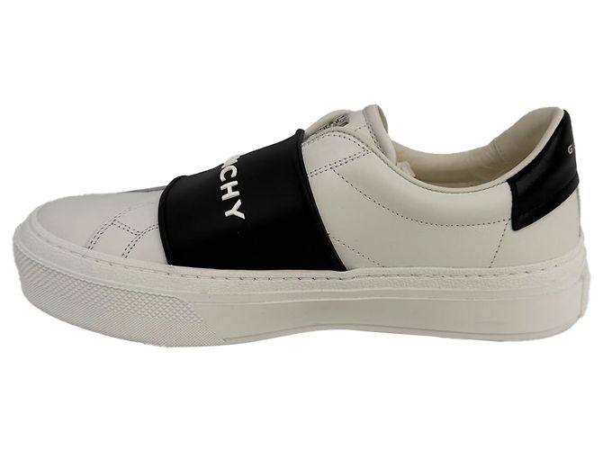 Sneakers City Court Slip-On Givenchy in pelle bianca Bianco Crudo - vista 4