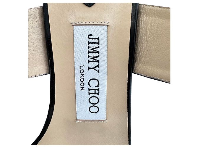 Sandali con tacco Jimmy Choo Jago in pelle nera Nero - vista 12