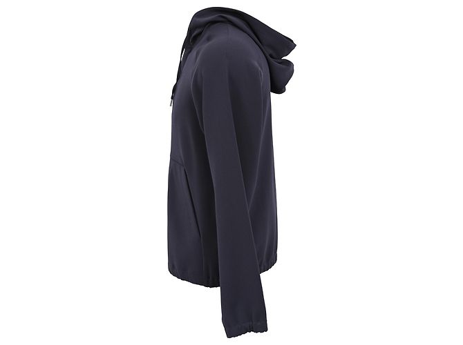Theory Hoodie-Jacke aus schwarzem Polyester - Ansicht 2