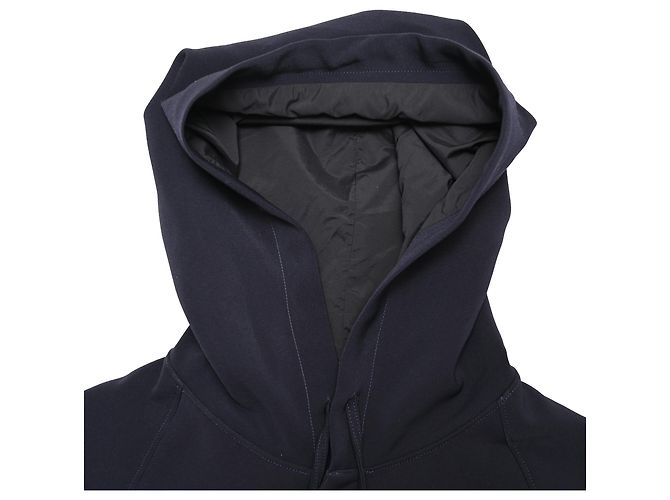 Theory Hoodie-Jacke aus schwarzem Polyester - Ansicht 4