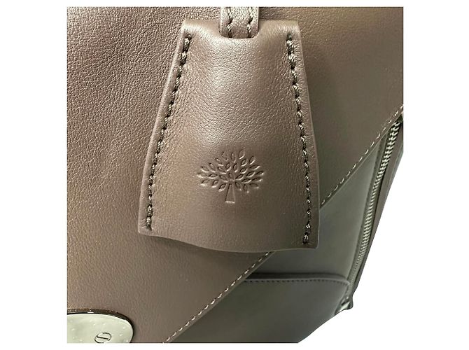 Borsa Mulberry Willow Tote in pelle marrone - vista 8